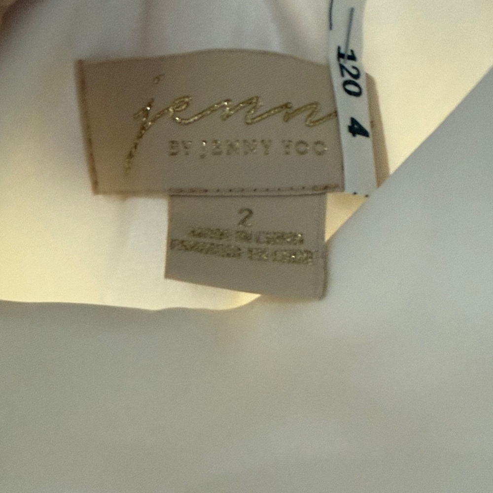 Jenny Yoo One-Shoulder White Wedding Gown - Picture 6 of 6